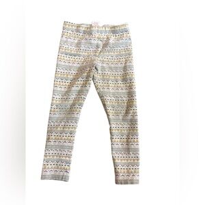 H&M Kids Geometric Print Leggings Toddler Girls 4T 3–4Y